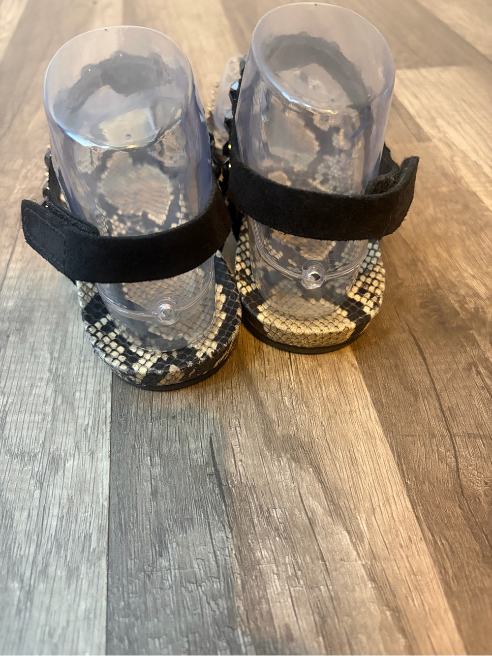 PEDRO GARCÍA
PHYTON
Crystal Embellished T-Strap Thong Sandals - Picture 4 of 7